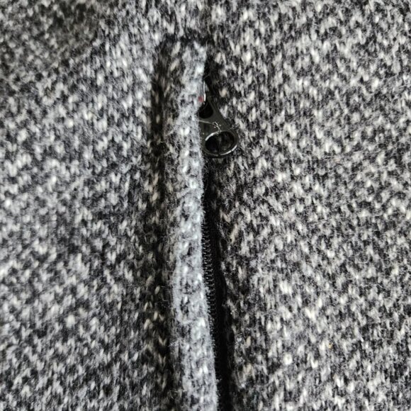 Mec Teslin gray zip front sweater jacket - Picture 4 of 9